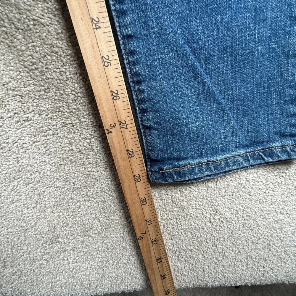 Levis Mid Rise Skinny Jeans Womens 27 Blue Medium Wash Denim Original Jean